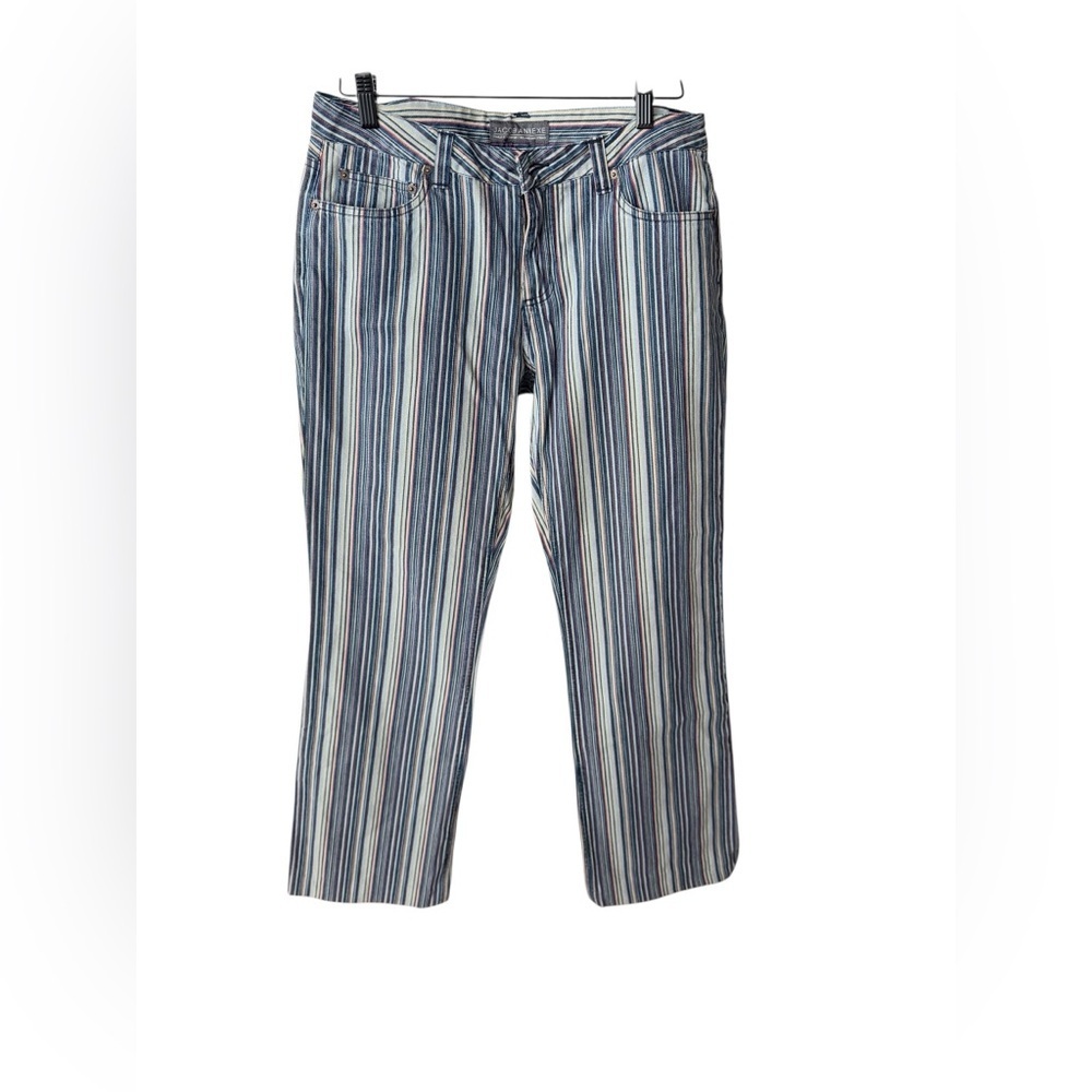 Jacob Anexxe Striped Cotton Jeans Size 11/12 Never Worn